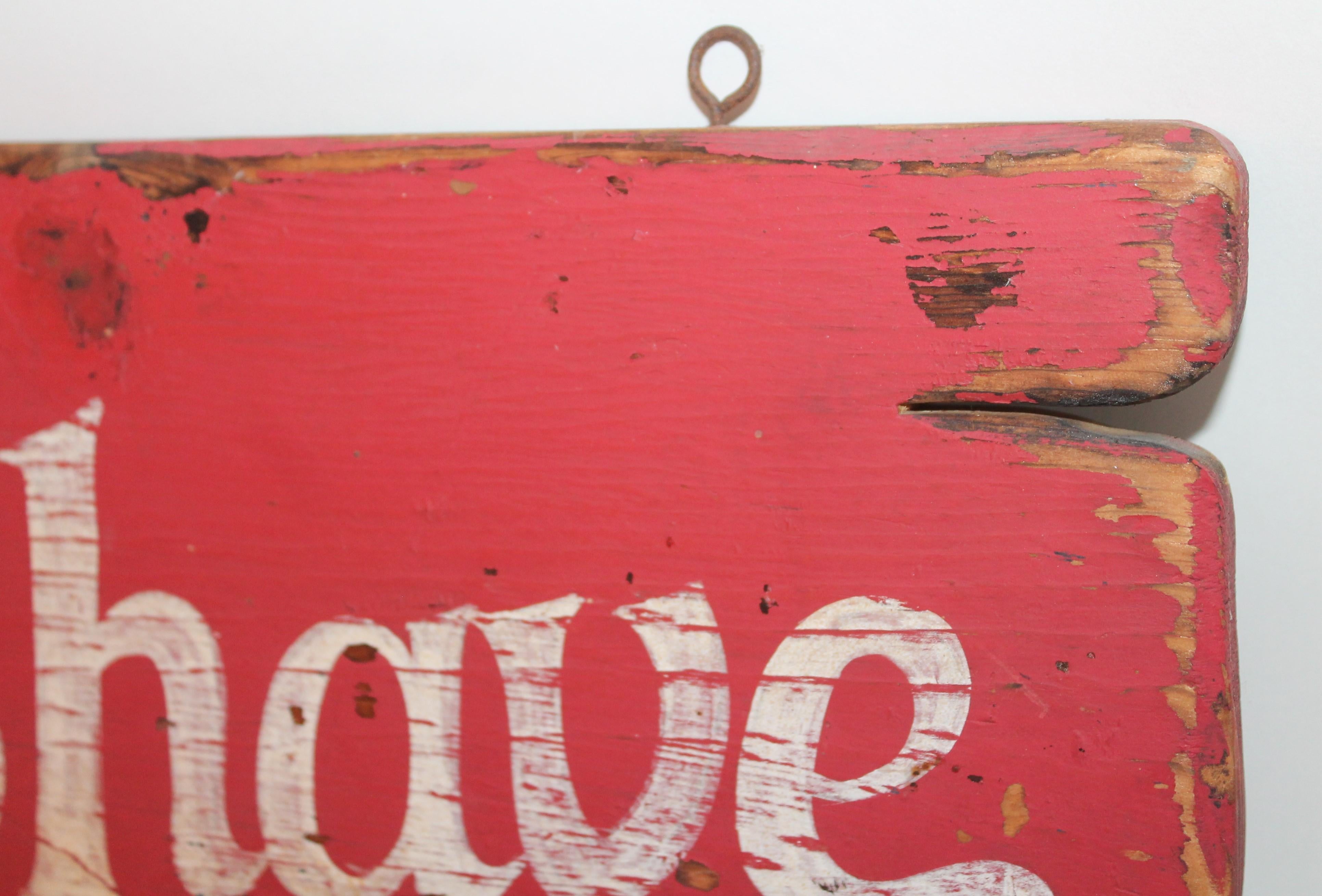 Hand-Painted Burma Shave Trade Sign