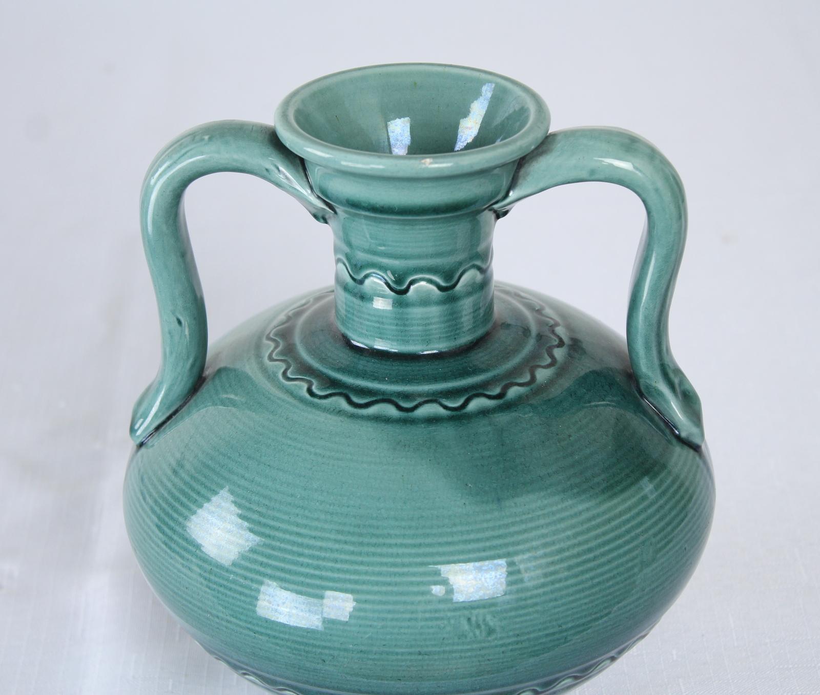 Vase en poterie d'art persan anglo-indienne Burmantofts Bon état - En vente à Port Chester, NY