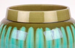 Burmantofts Faience Large Exceptional Streak Glazed Vase