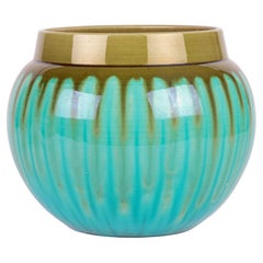 Burmantofts Faience Large Exceptional Streak Glazed Vase