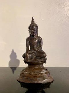 Burmese Bronze Ava Style Buddha, 19th / 20th Century, Burma