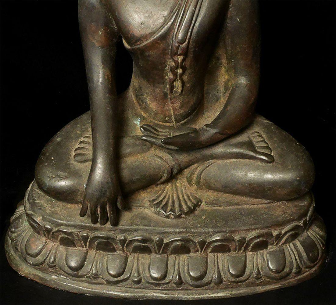 Burmese Bronze Buddha, Probably 17th/19thC, 7385 3