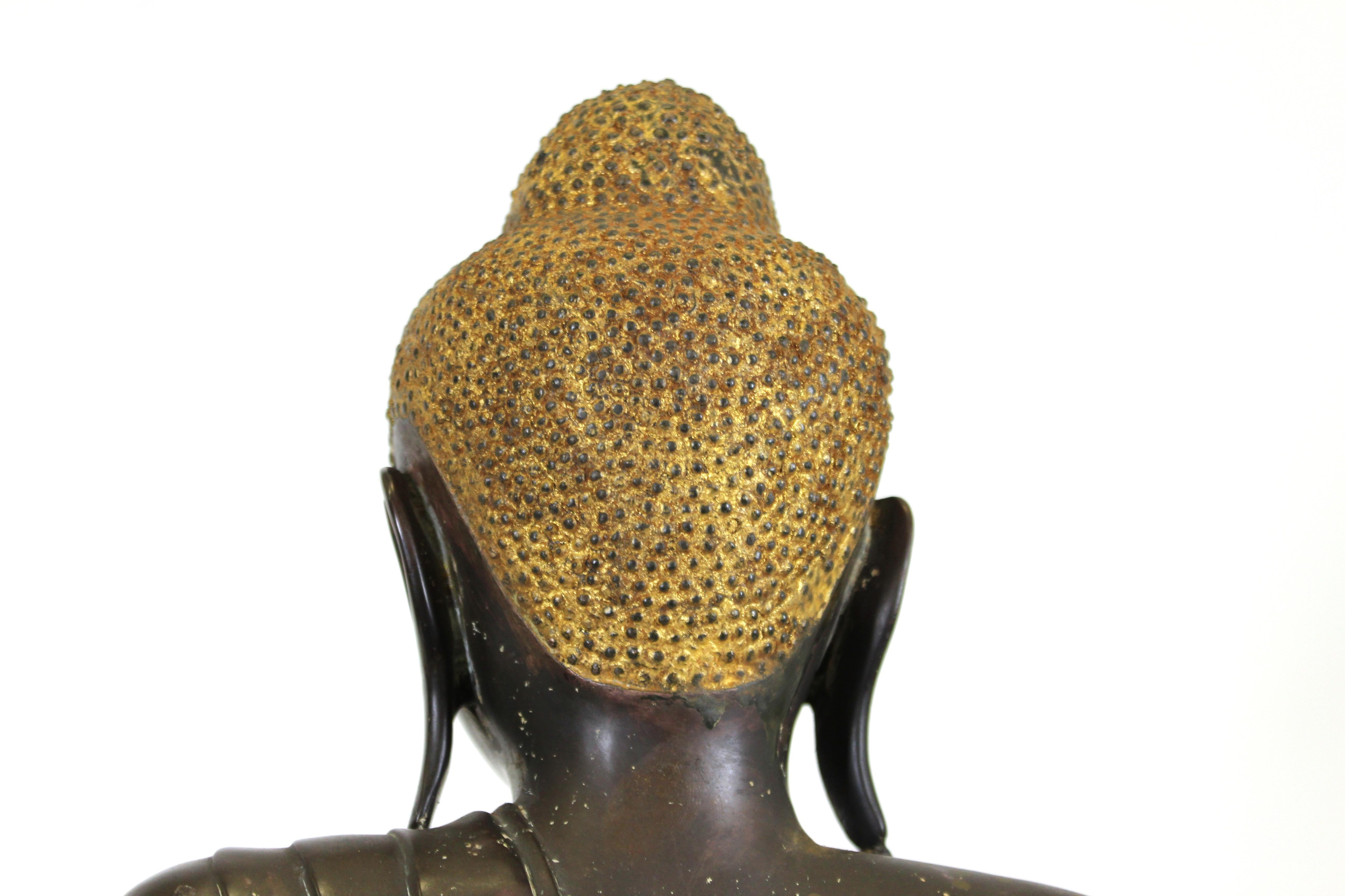 Burmese Bronze Buddha Sculpture 6