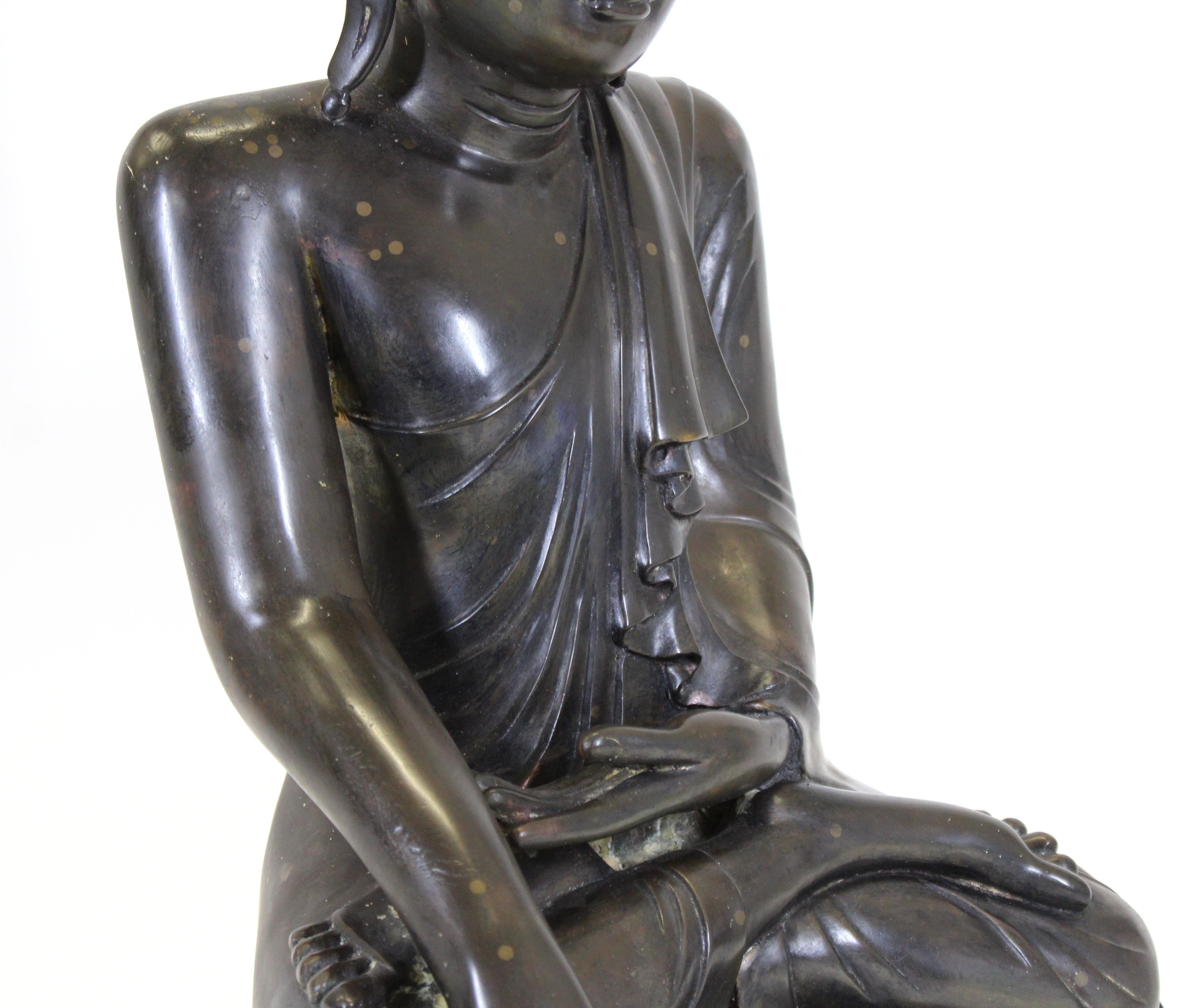 Burmese Bronze Buddha Sculpture 2