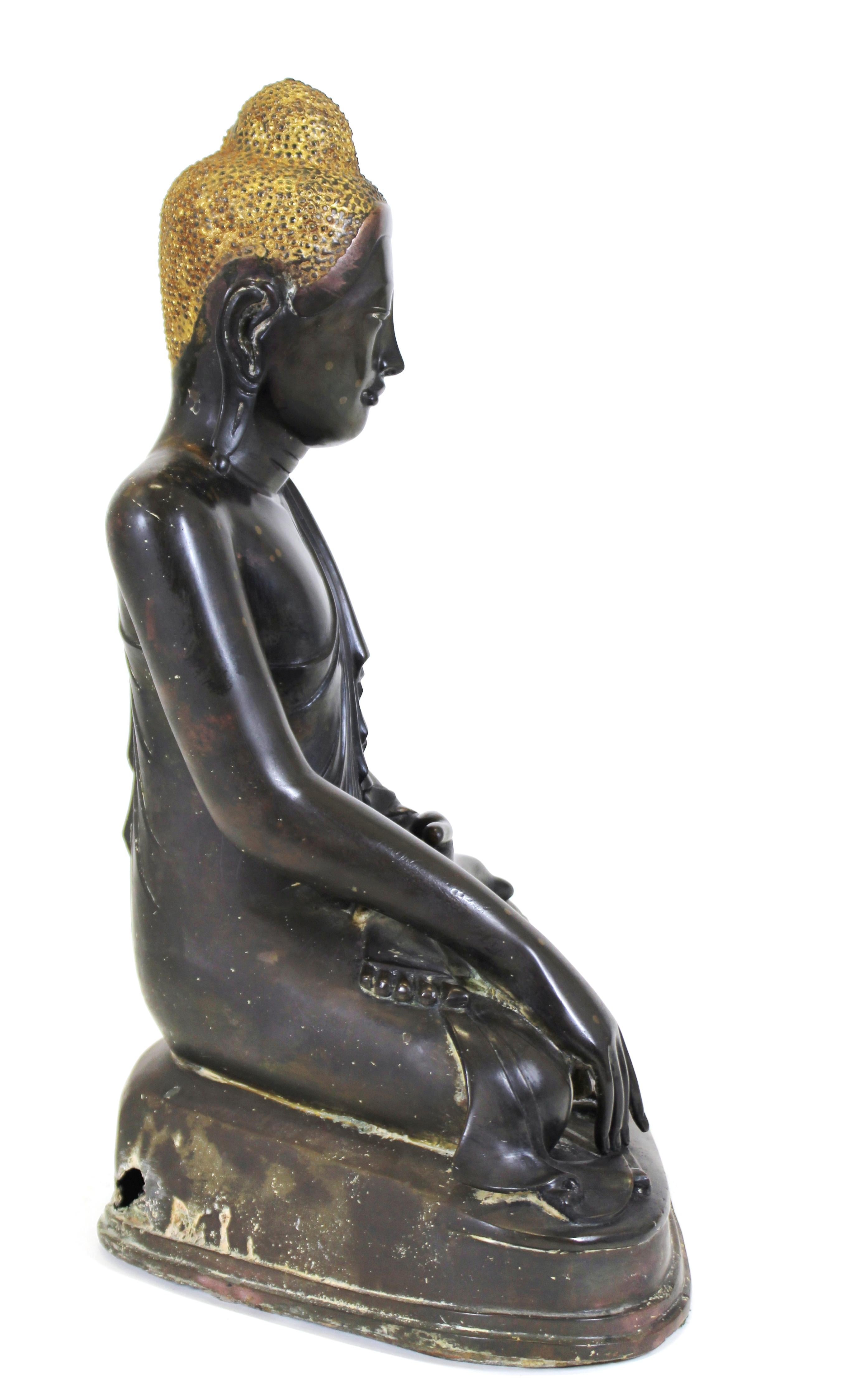 Burmese Bronze Buddha Sculpture 3