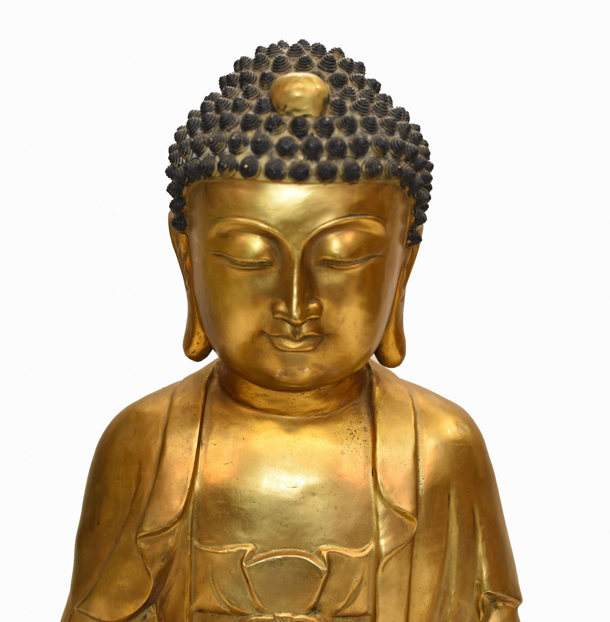 Burmesische Bronze Buddha-Statue- Meditations Pose Buddhismus Buddhistische Kunst im Zustand „Gut“ im Angebot in Potters Bar, GB