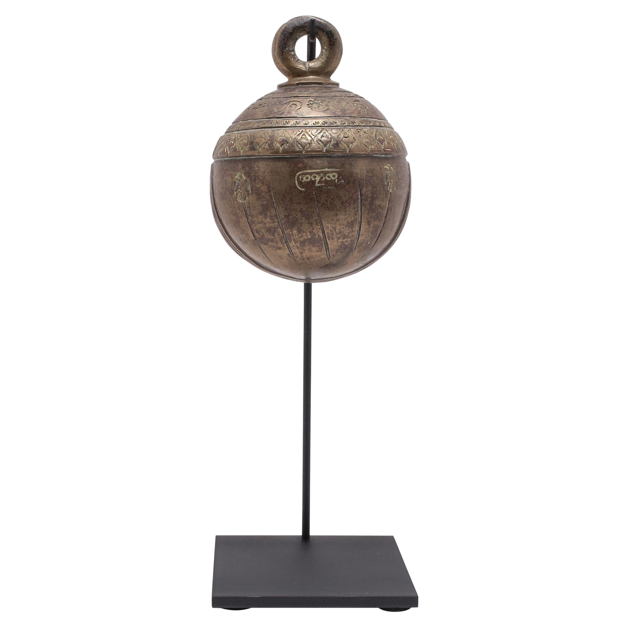 Burmese Bronze Elephant Bell, c. 1850