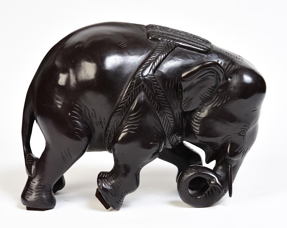 Burmese Bronze Elephant For Sale 1