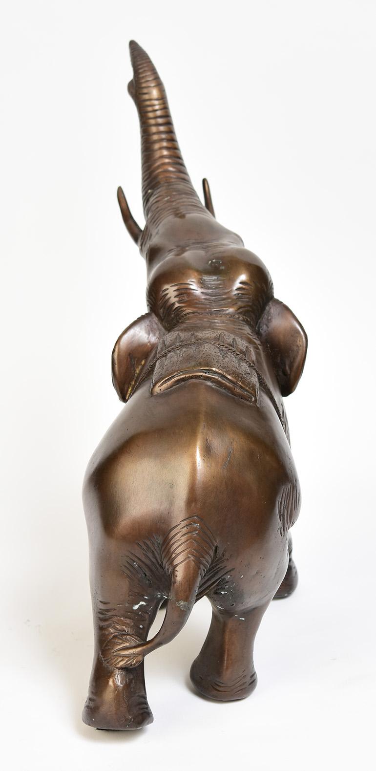 Bronzo Elefante birmano in bronzo in vendita