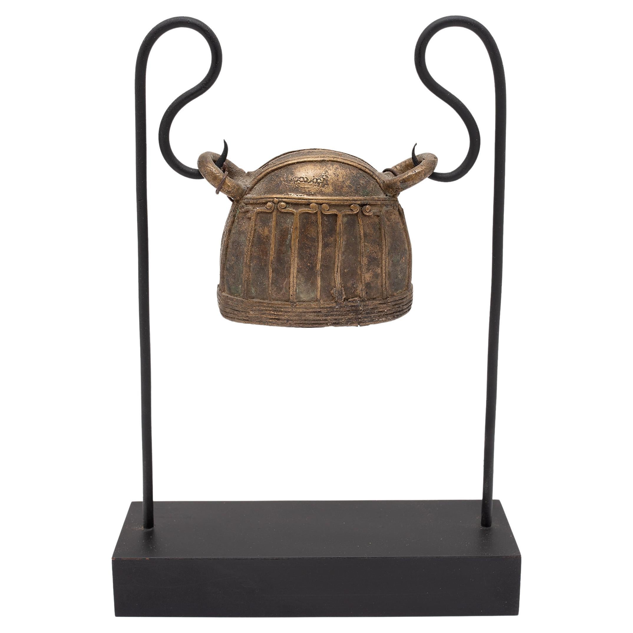 Burmese Bronze Hka-Lauk Bell, C. 1850 For Sale