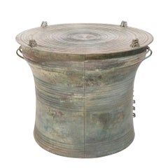 Burmese Bronze Karen Frog Rain Drum