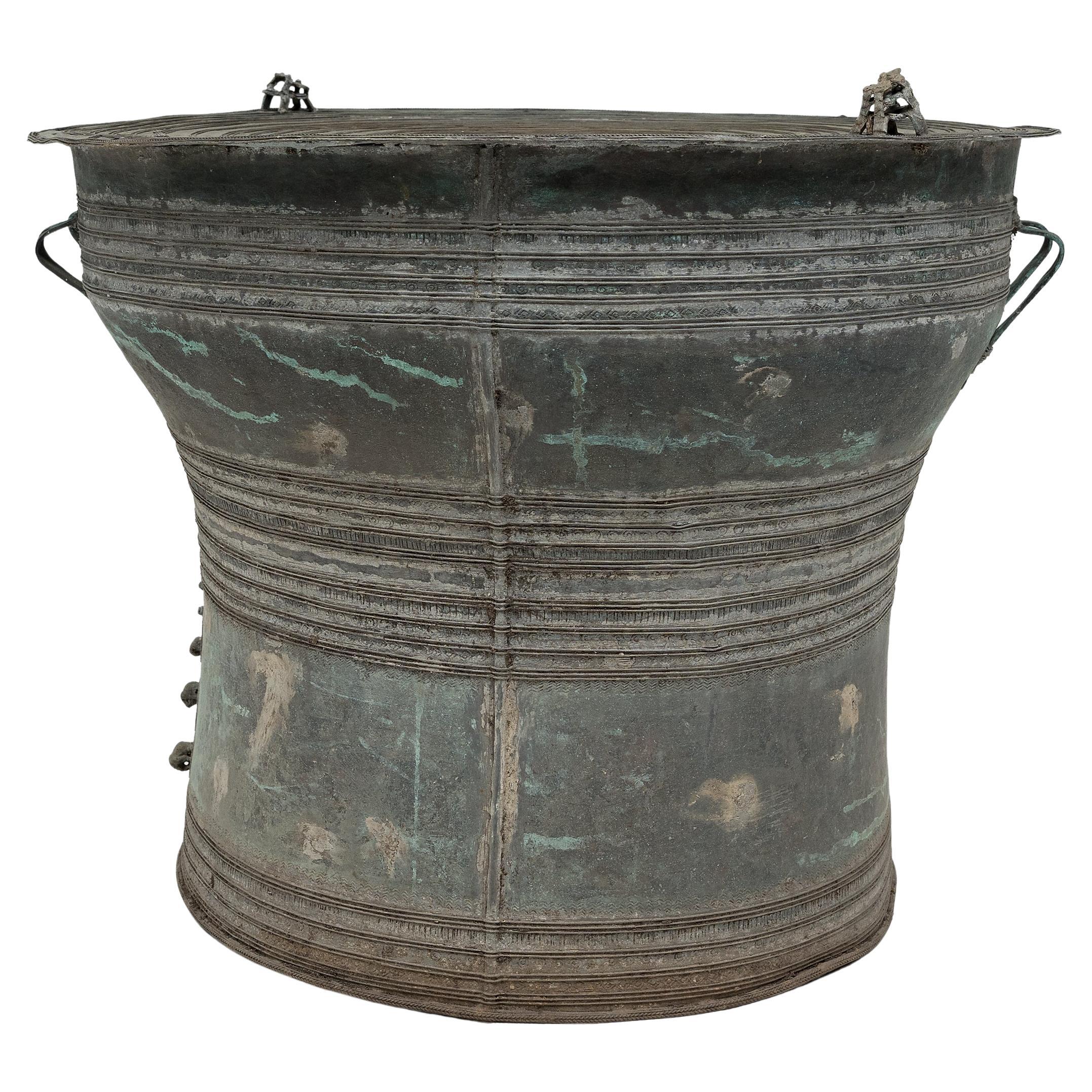 Burmese Bronze Ritual Drum, c. 200 BC
