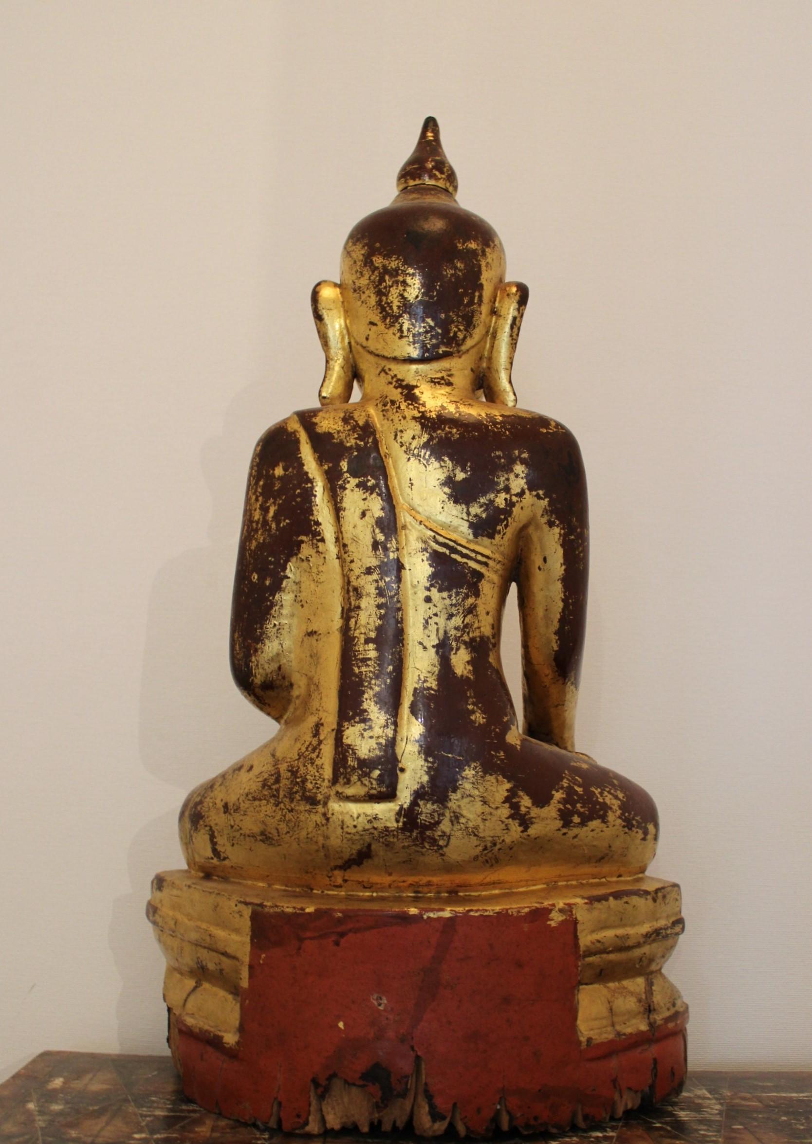 Burmesischer Buddha, 19. Jahrhundert im Angebot 7