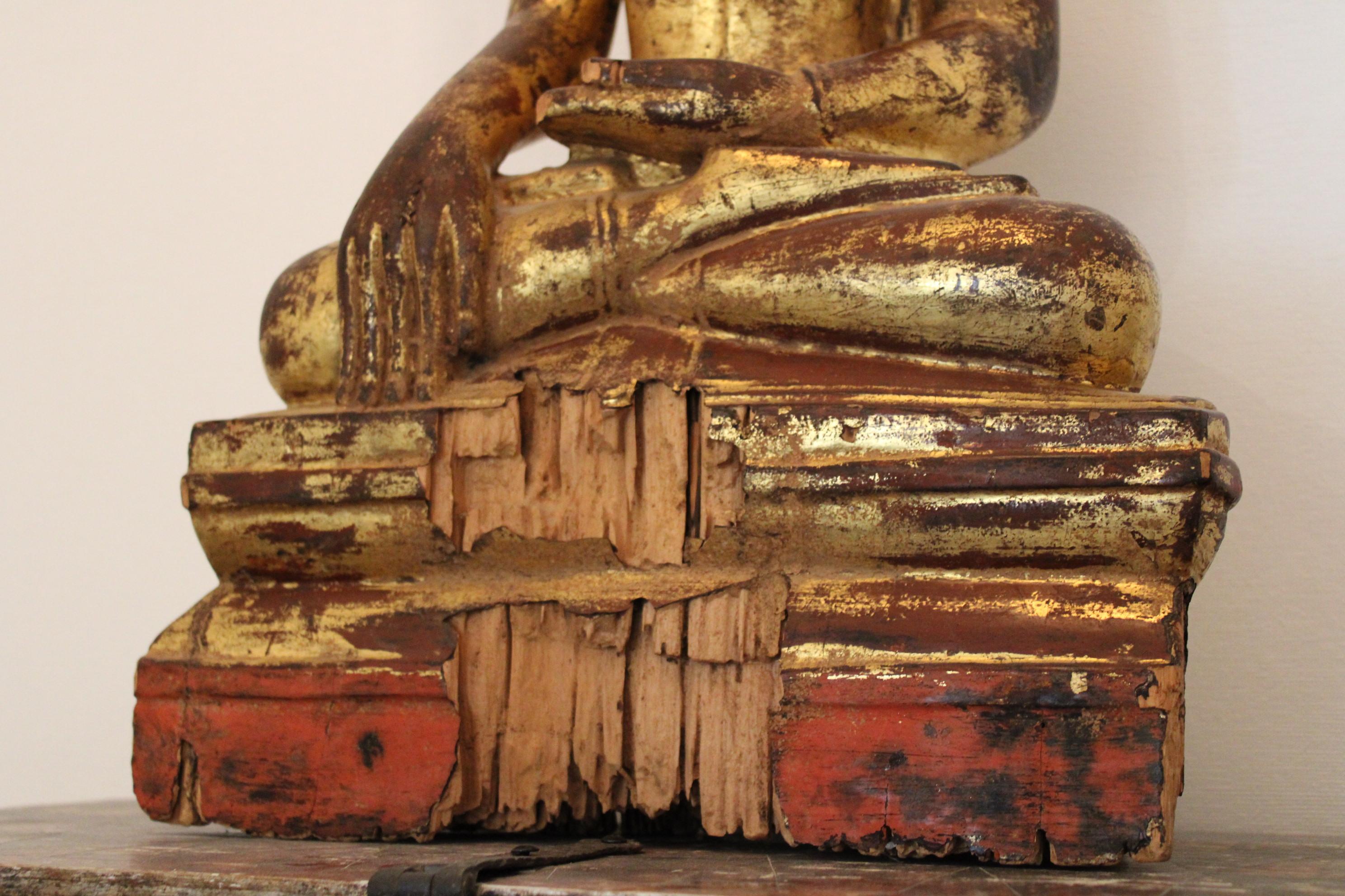Burmesischer Buddha, 19. Jahrhundert im Angebot 10