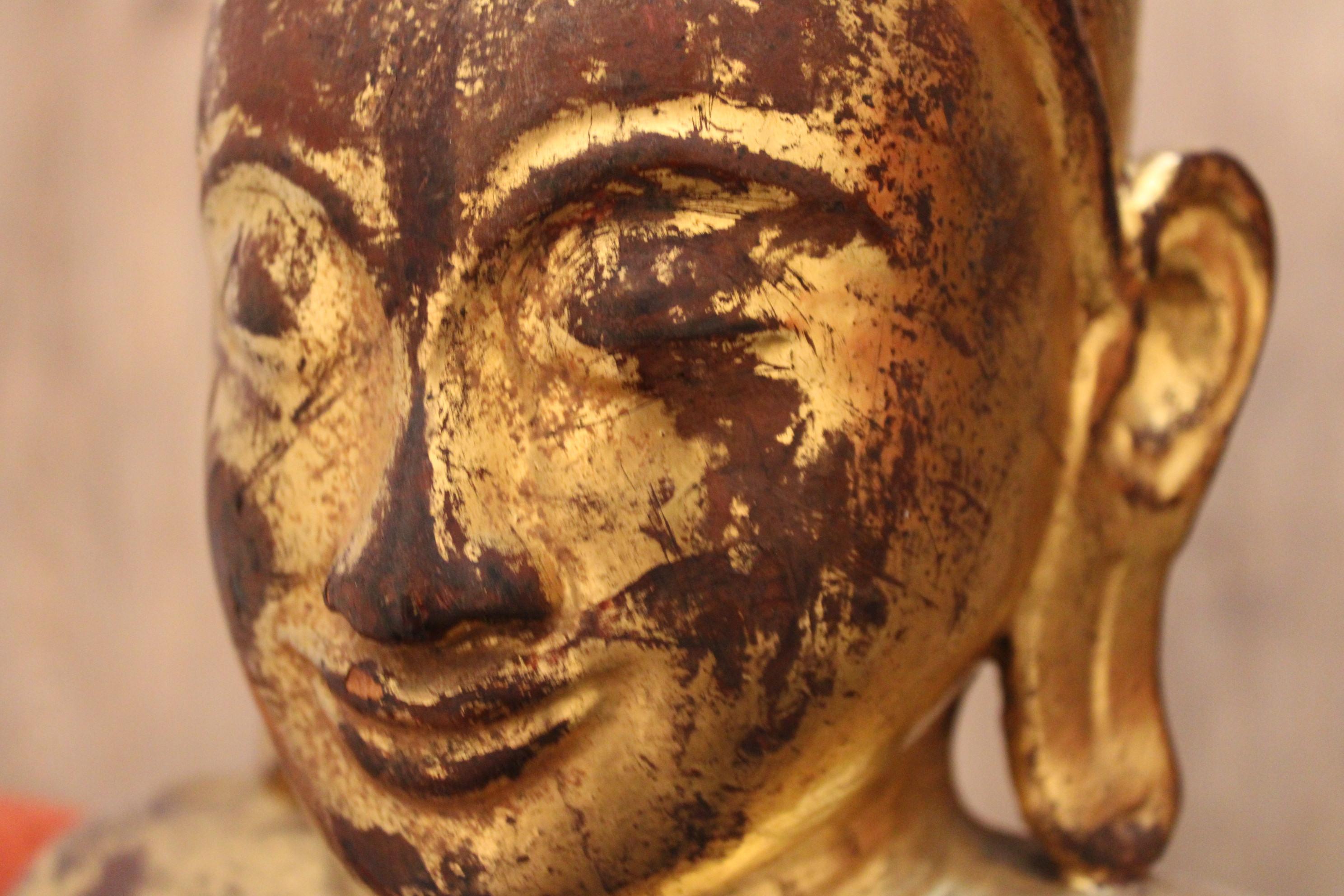 Bouddha birman, XIXe sicle en vente 1