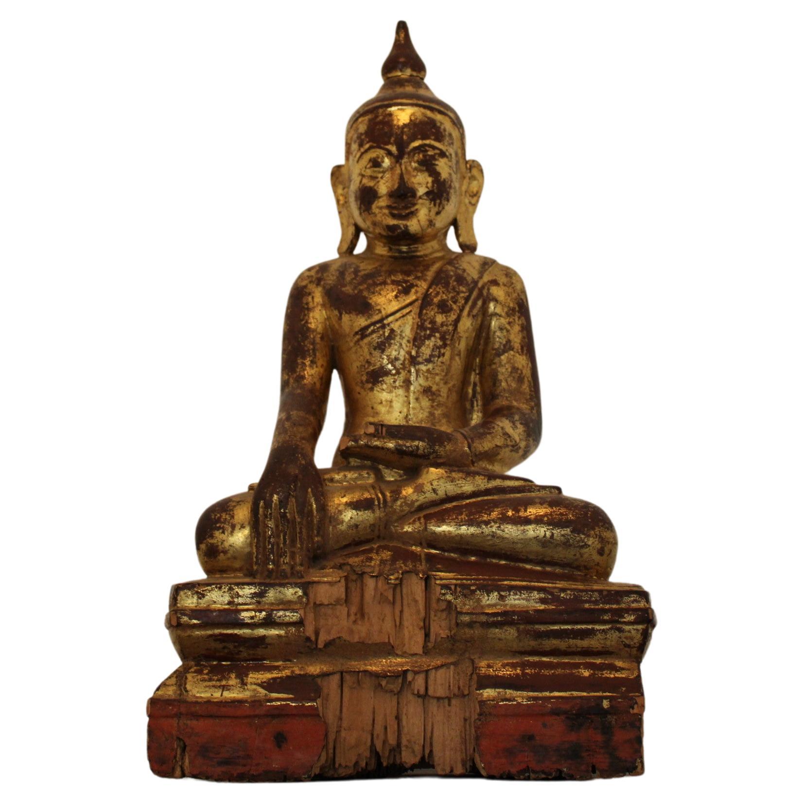 Bouddha birman, XIXe sicle en vente