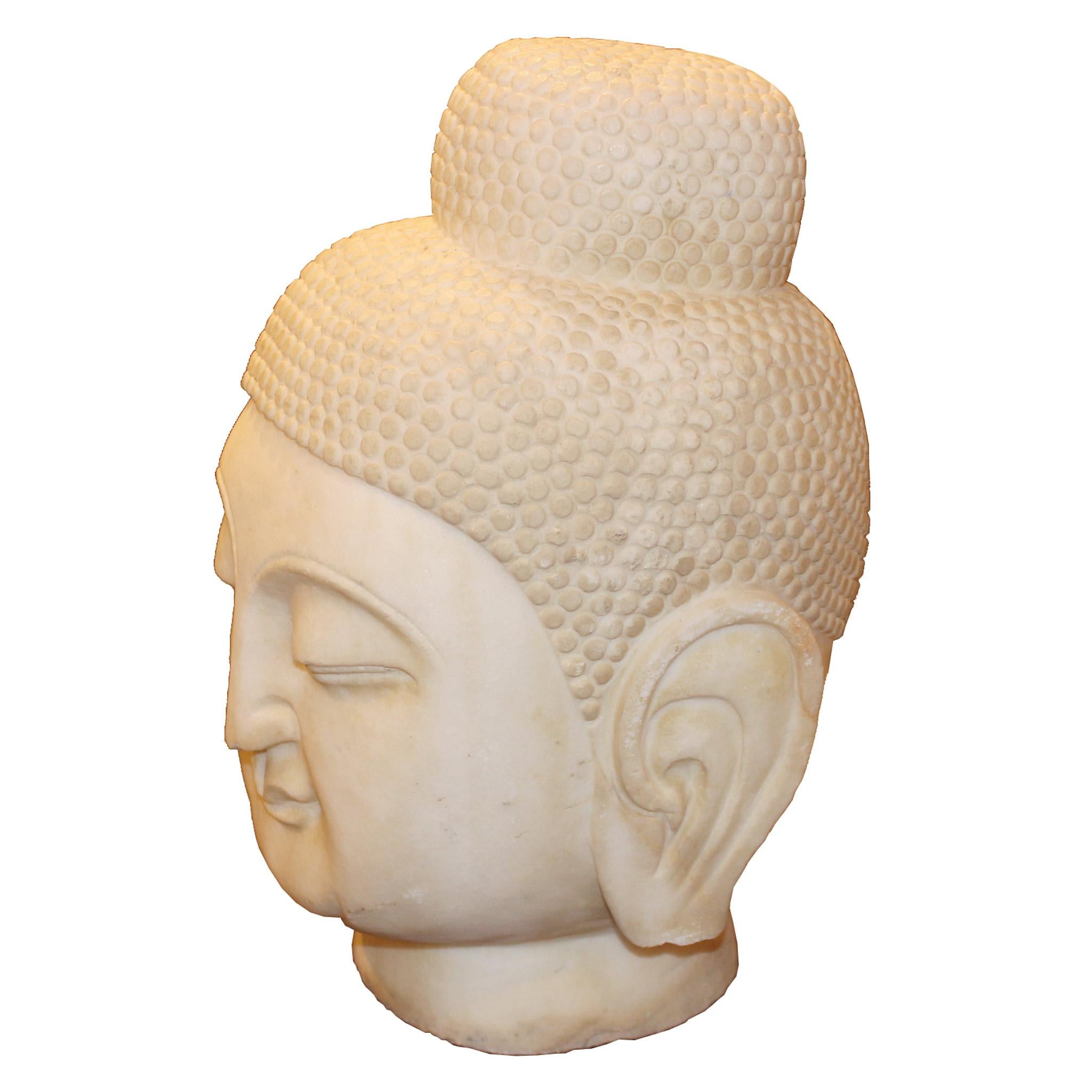 Burmese Buddha Head In Good Condition In San Francisco, CA