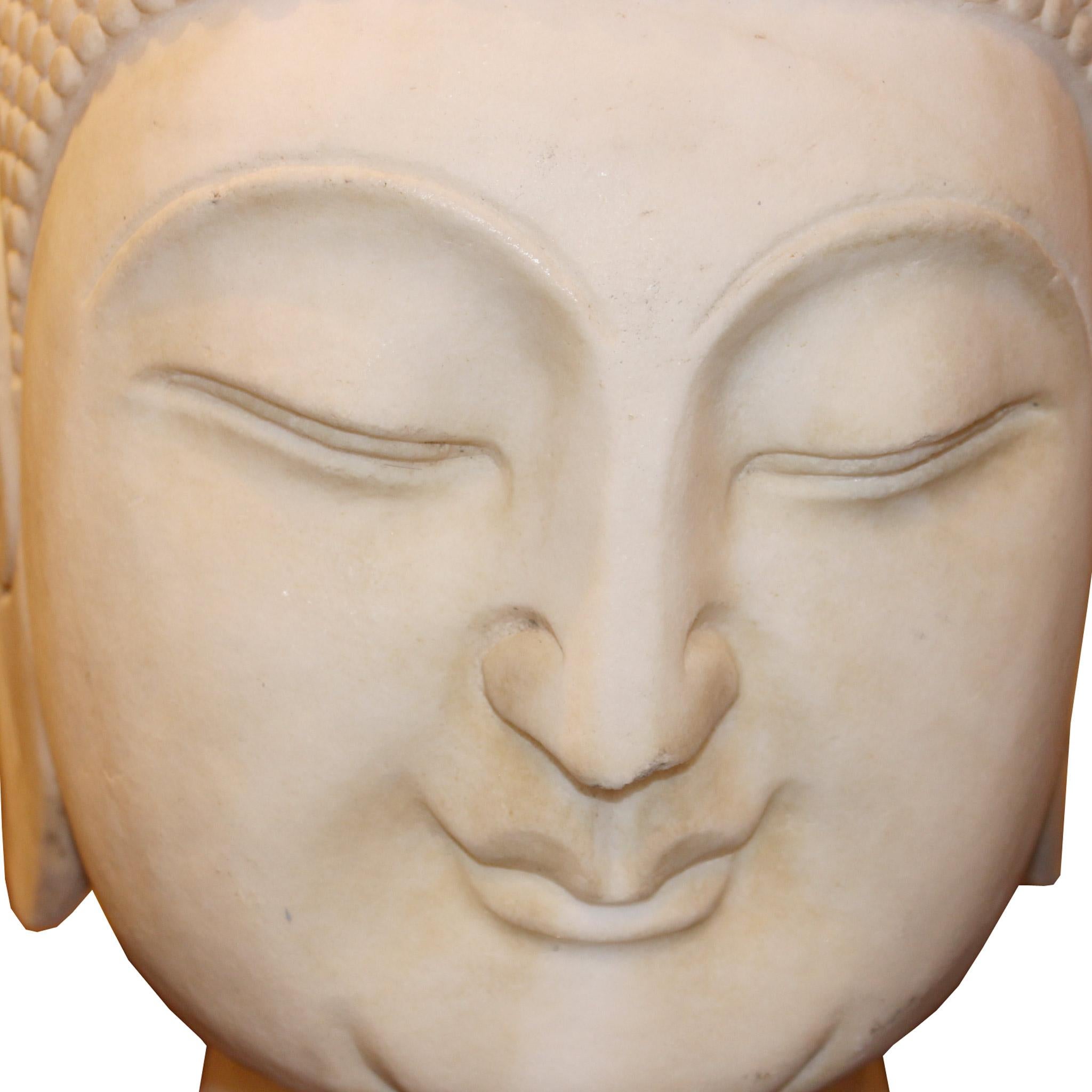 Mid-20th Century Burmese Buddha Head