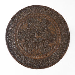 Tavolino birmano intagliato Padouk