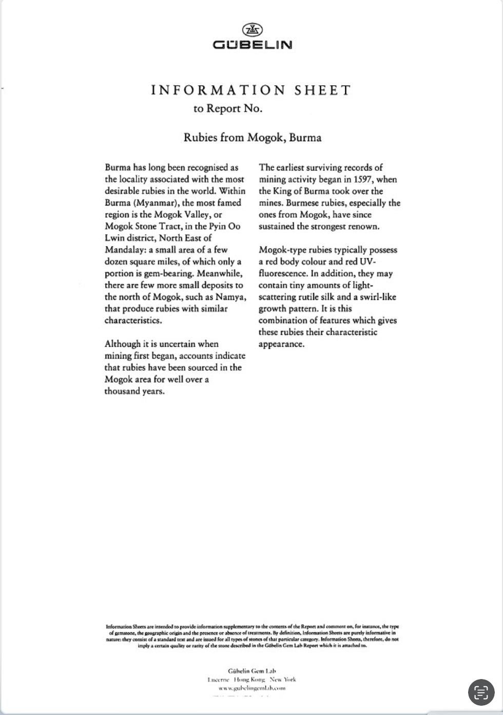 Anello in oro 18k con rubino birmano e diamante perlato, certificato AGL e Gübelin in vendita 1