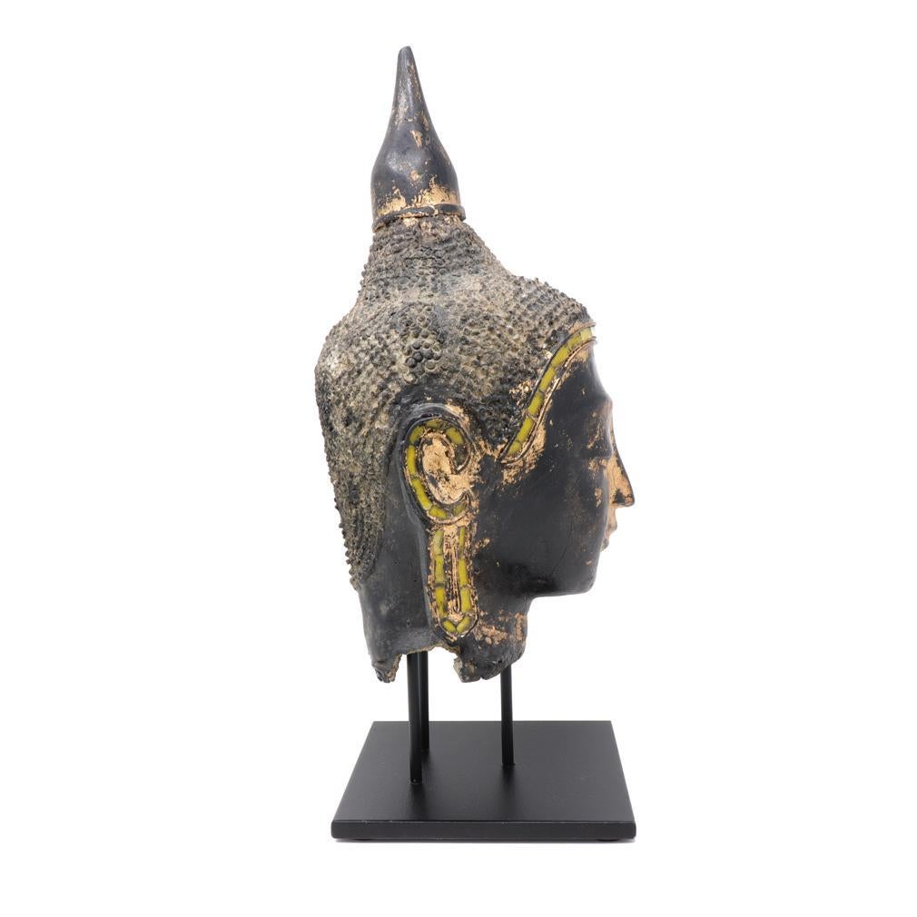 Other Burmese Dry Lacquer Buddha Head For Sale