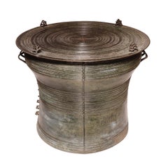 Burmese Karen Bronze Frog Drum