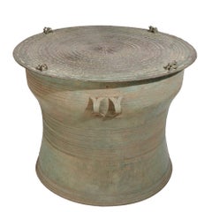 Burmese Karen Bronze Frog Drum