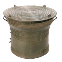 Burmese Karen Bronze Frog Drum