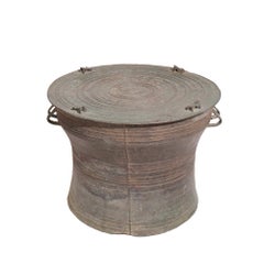Burmese Karen Bronze Frog Drum
