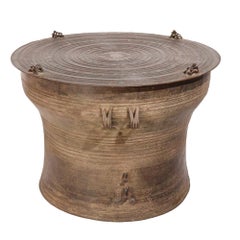 Burmese Karen Bronze Frog Drum