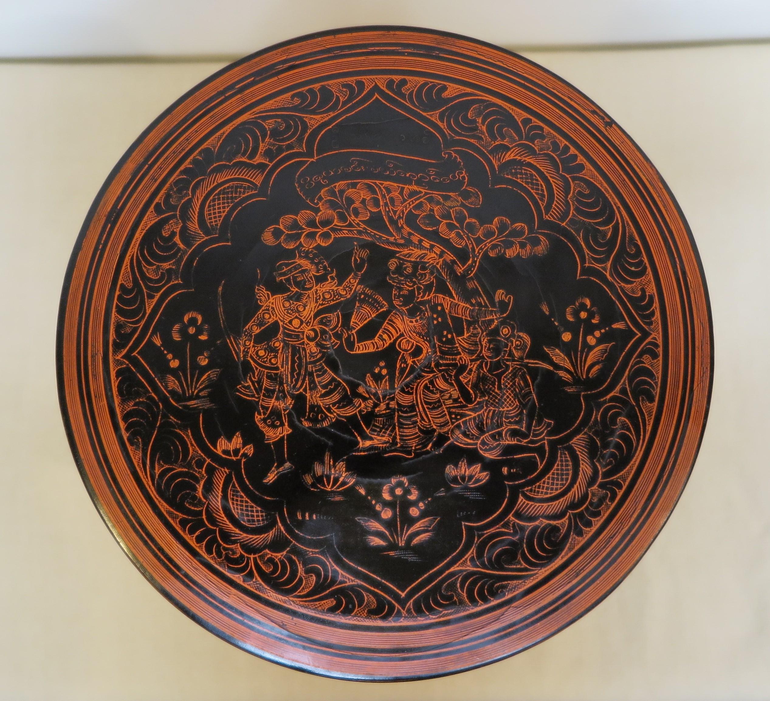 Other Burmese Lacquerware Betel Box For Sale