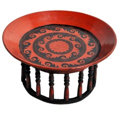 Vintage Burmese Lacquerware Tray