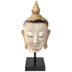 Burmese Marble Head of the Buddha