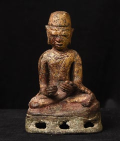 Burmese Monk, Cast Out of a Lead/Bronze Alloy, 9592