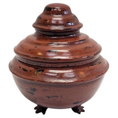 Burmese Lacquerware Ok-khwet Buddhist Offering Box