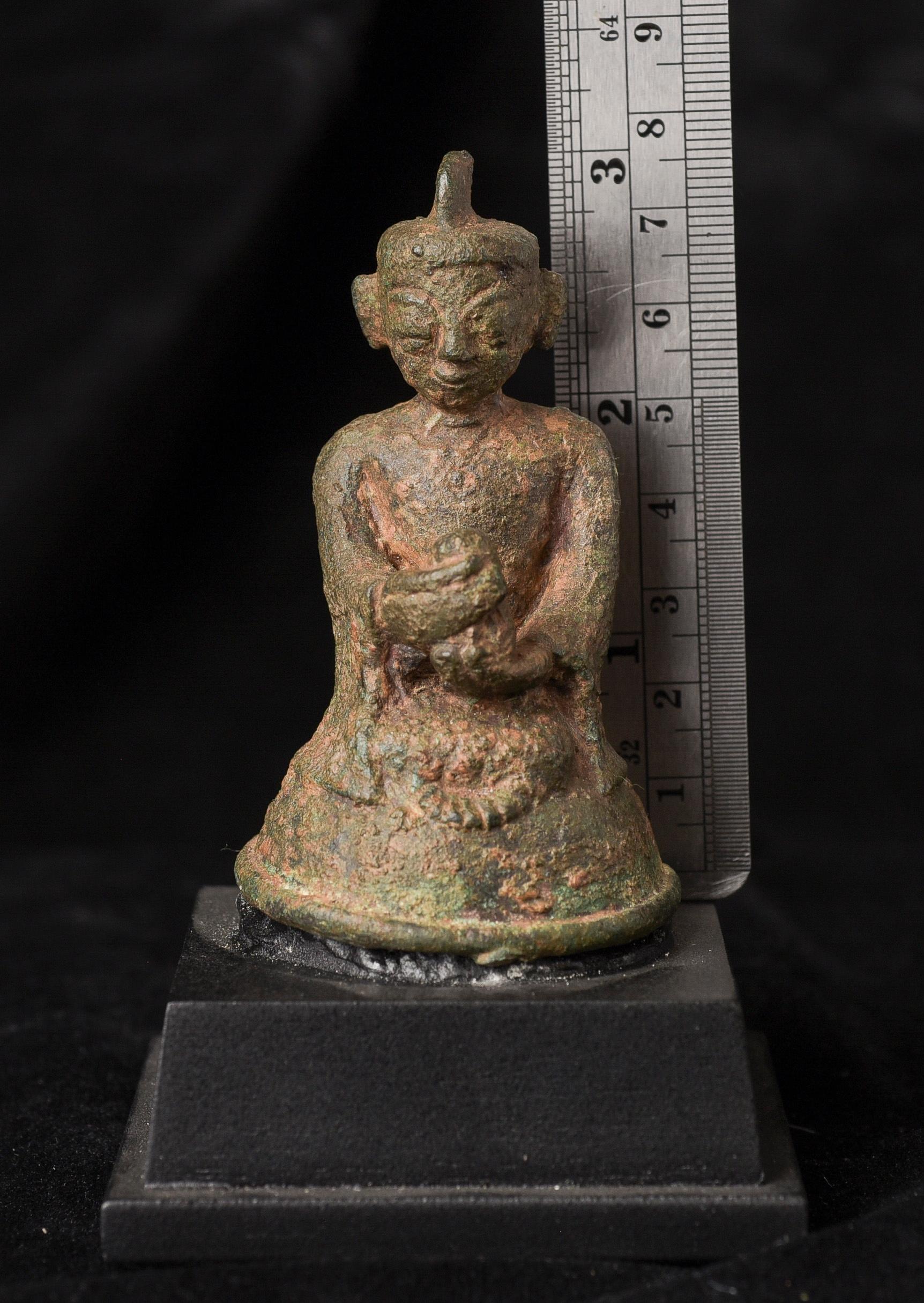 Moulage Moine bouddhiste birman Pyu/Mon, 10193 en vente