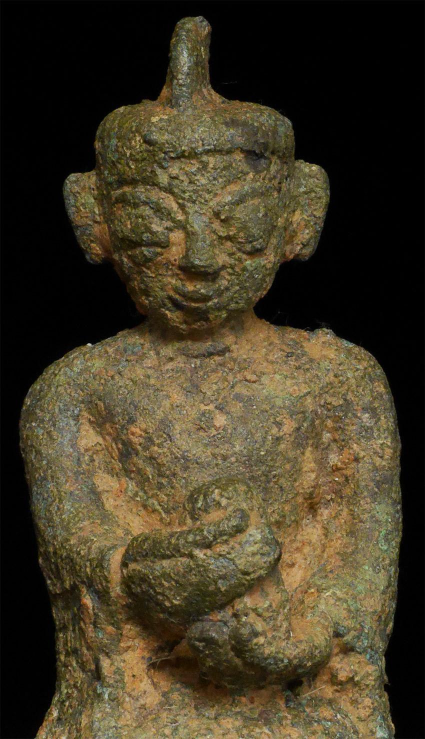 Cast Burmese Pyu/Mon Buddhist Monk, 7968 For Sale