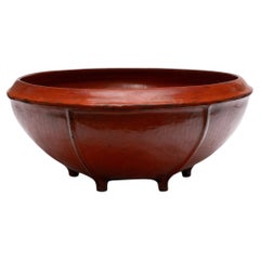 Burmese Red Lacquer Bowl, Late 19th Century
