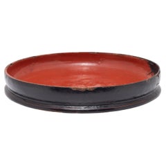 Burmese Red Lacquer Tray, c. 1900