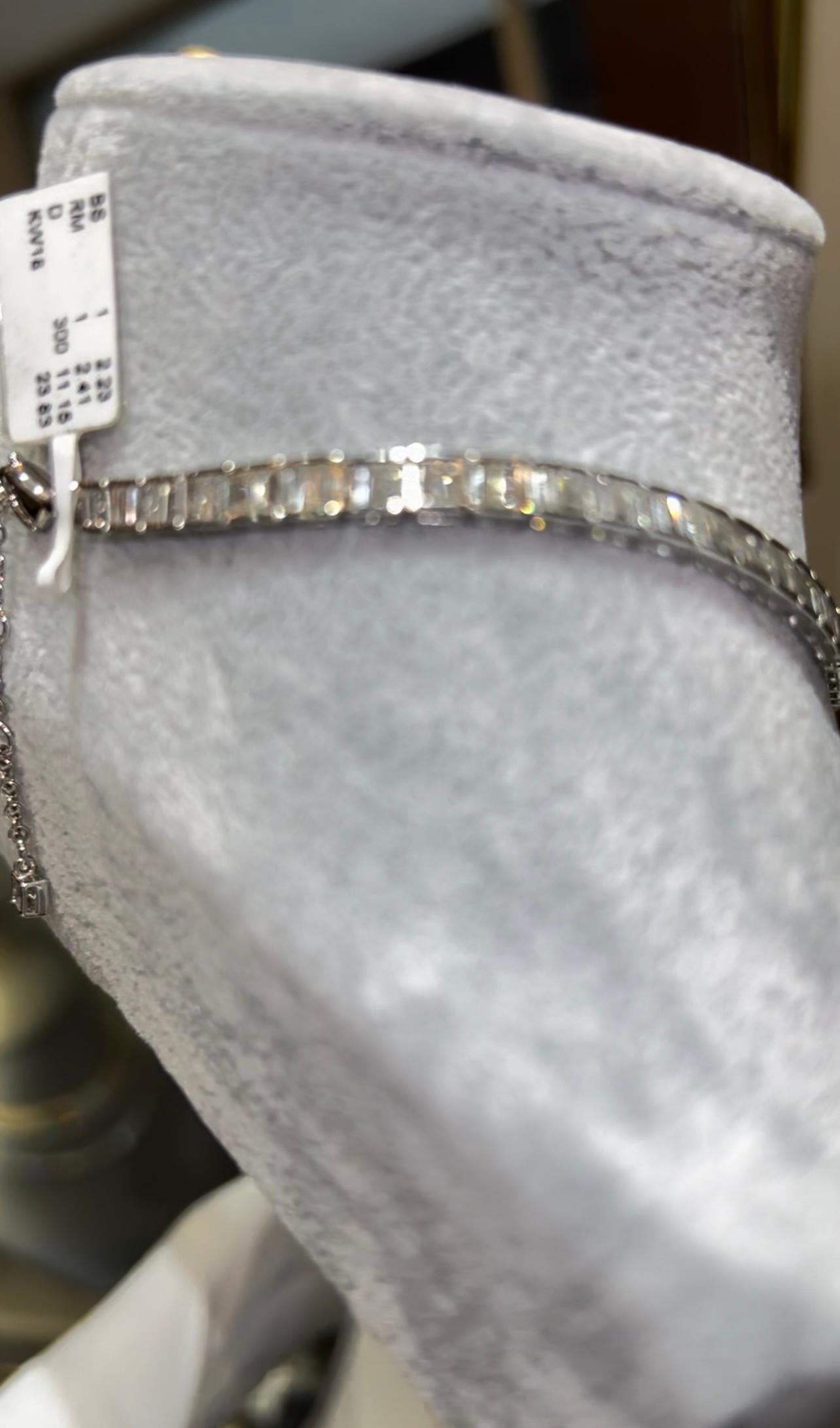 Collana Choker di diamanti Baguette con rubino birmano e zaffiro di Ceylon 15,79 carati in vendita 4