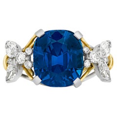 Vintage Burmese Sapphire Ring by Jean Schlumberger, 8.37 Carats