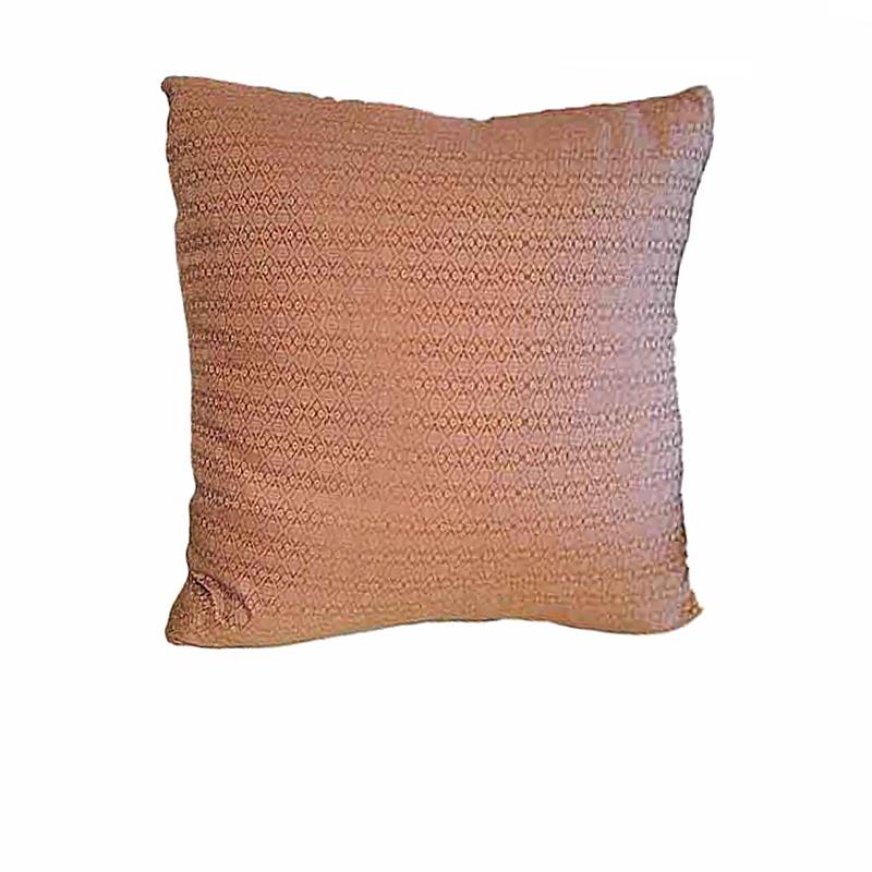 Contemporary Burmese Silk Brocade Pillow