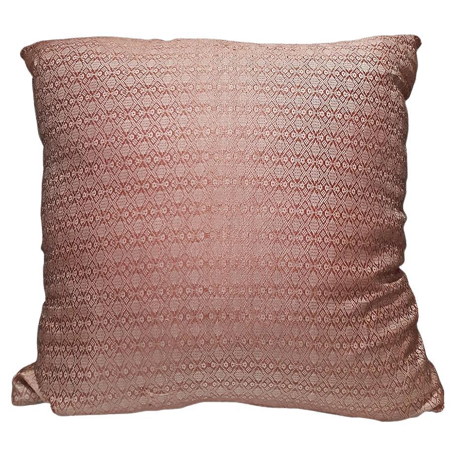 Burmese Silk Brocade Pillow