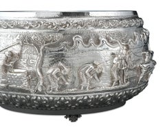 Burmese Silver Bowl