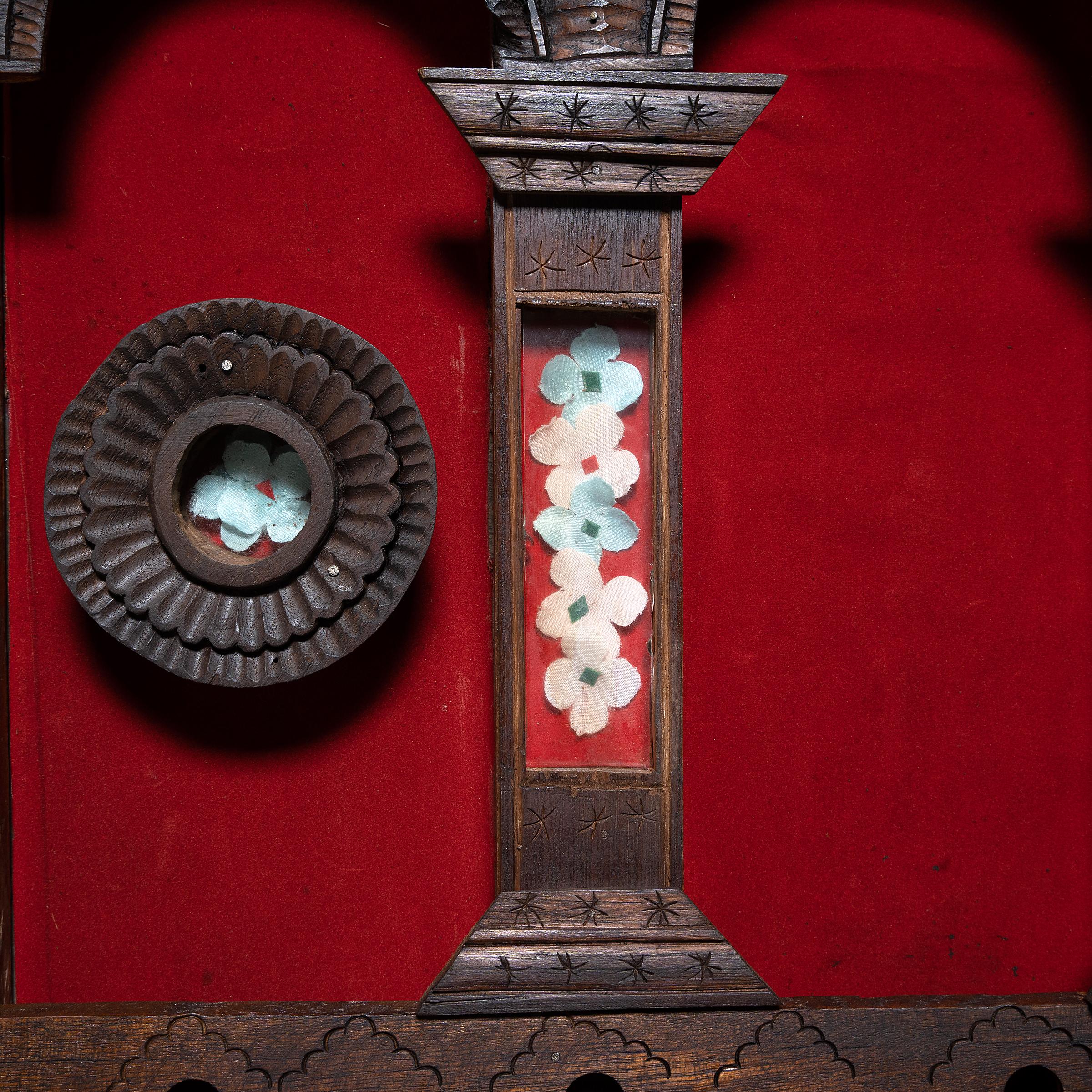 Burmese Teak Actor's Chest, circa 1900 1