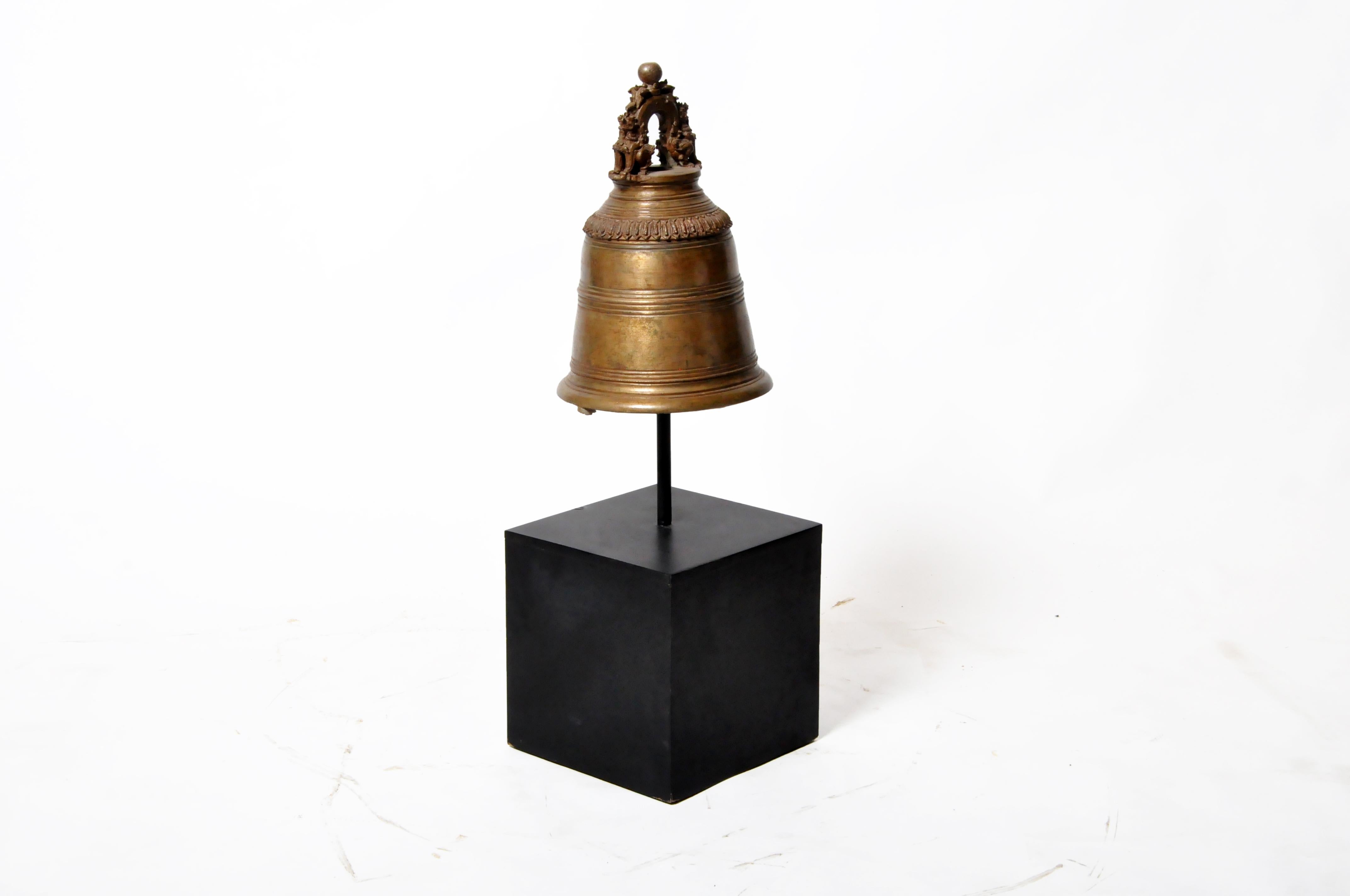 Burmese Temple Bell on Stand 8
