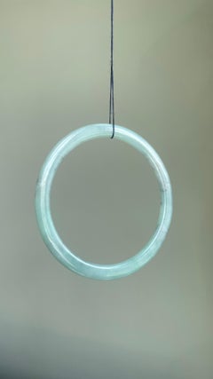 Burmese Type A Jadeite Jade Bangle (55mm)