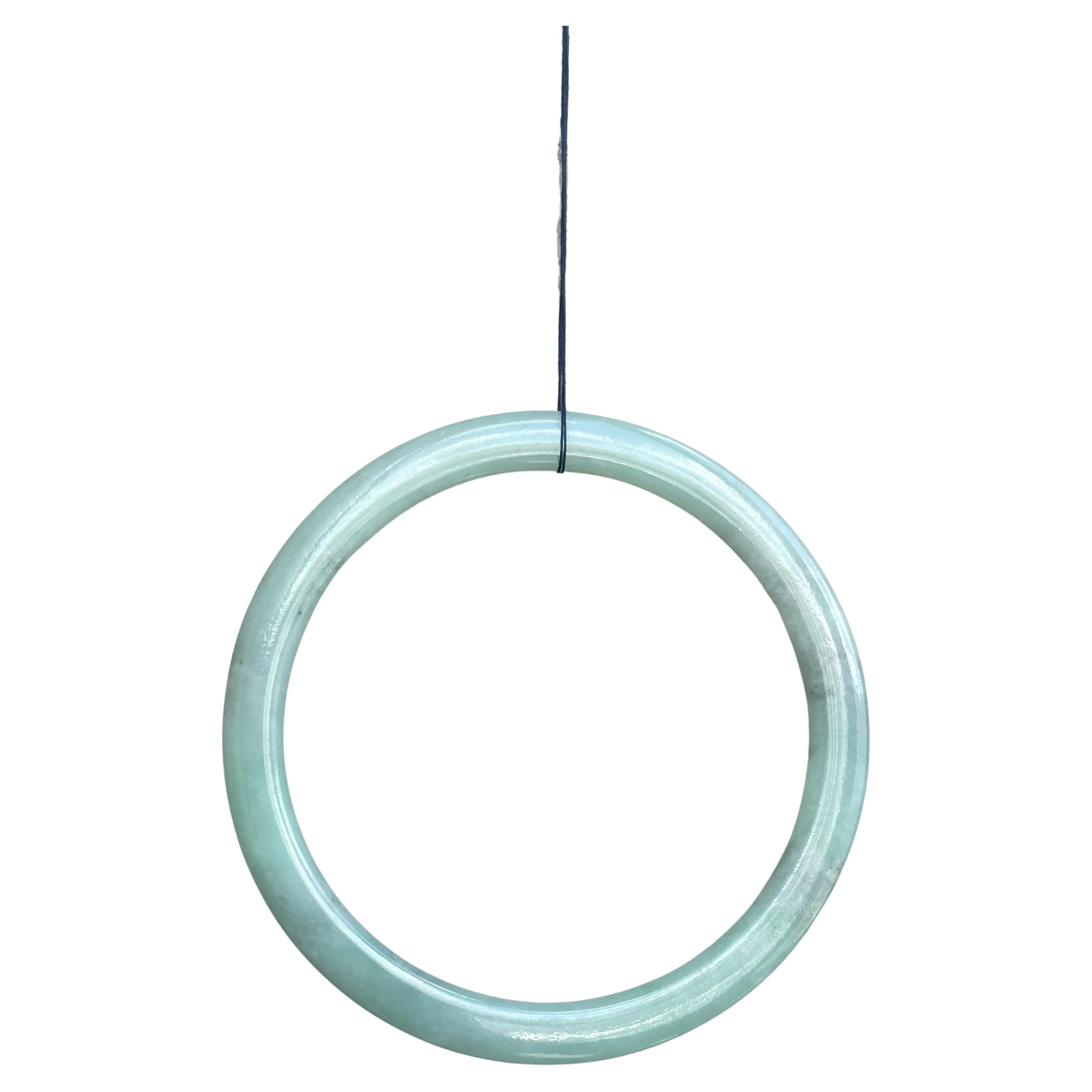 Burmese Type A Jadeite Jade Bangle (55mm)