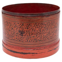 Burmese Yun Lacquer Betel Box, c. 1900