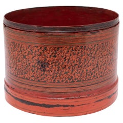 Burmese Yun Lacquer Betel Box, c. 1900